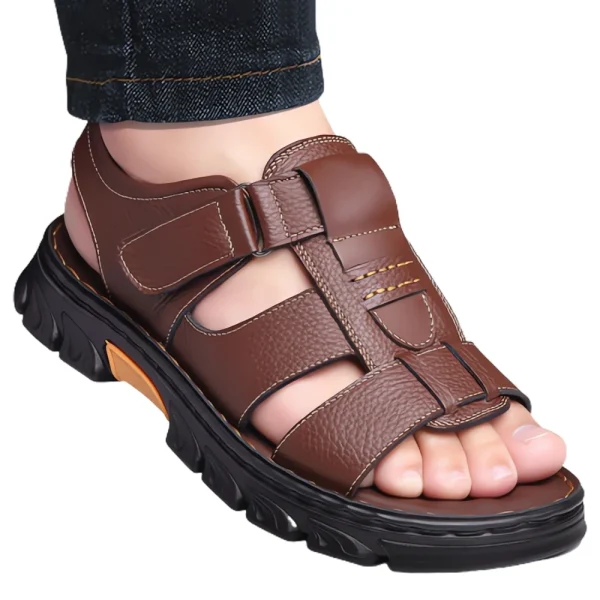Men’s Cowhide Leather Beach Sandals