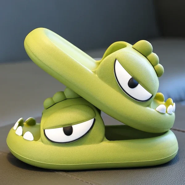 Kids Cartoon Dinosaur EVA Slippers