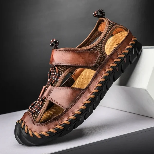 Men’s Genuine Leather Beach Sandals