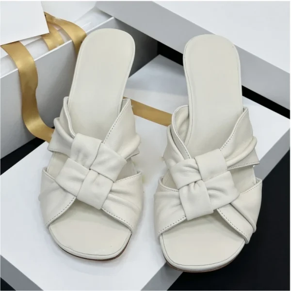 Woven Slip-On Summer Sandals