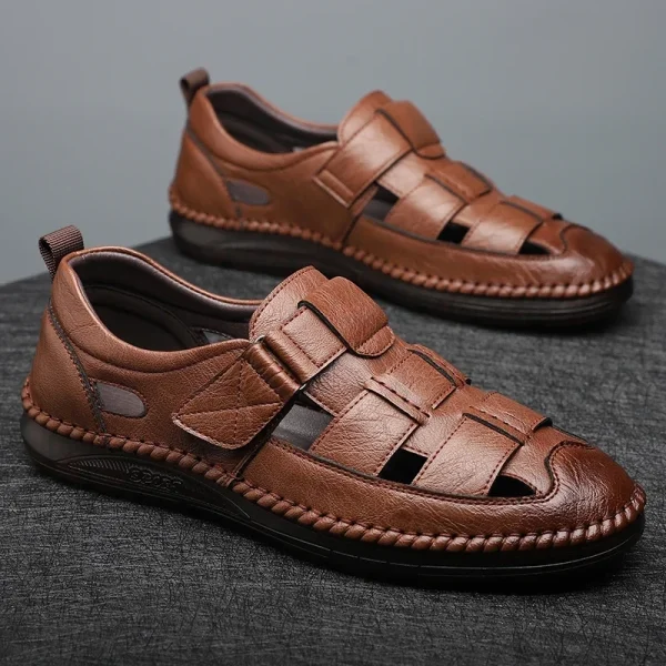 Classic Cowhide Roman Sandals