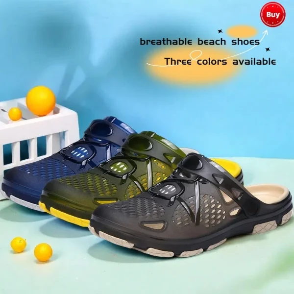 Men’s Lightweight Non-Slip Casual Slide Sandals