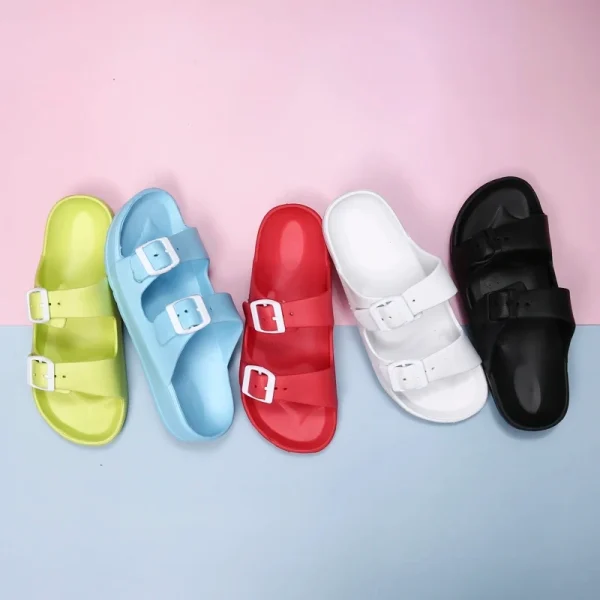 Lightweight Adjustable Double-Strap EVA Sandals