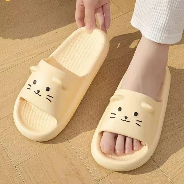 Cute Cat Summer Anti-Slip Slippers